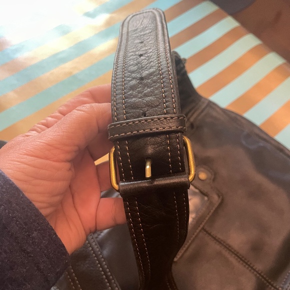 Vintage Fossil Black Crossbody Bag - Picture 5 of 6